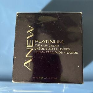 Avon Anew Platinum Eye & Lip Cream 0.50 Oz Brand New Factory Sealed